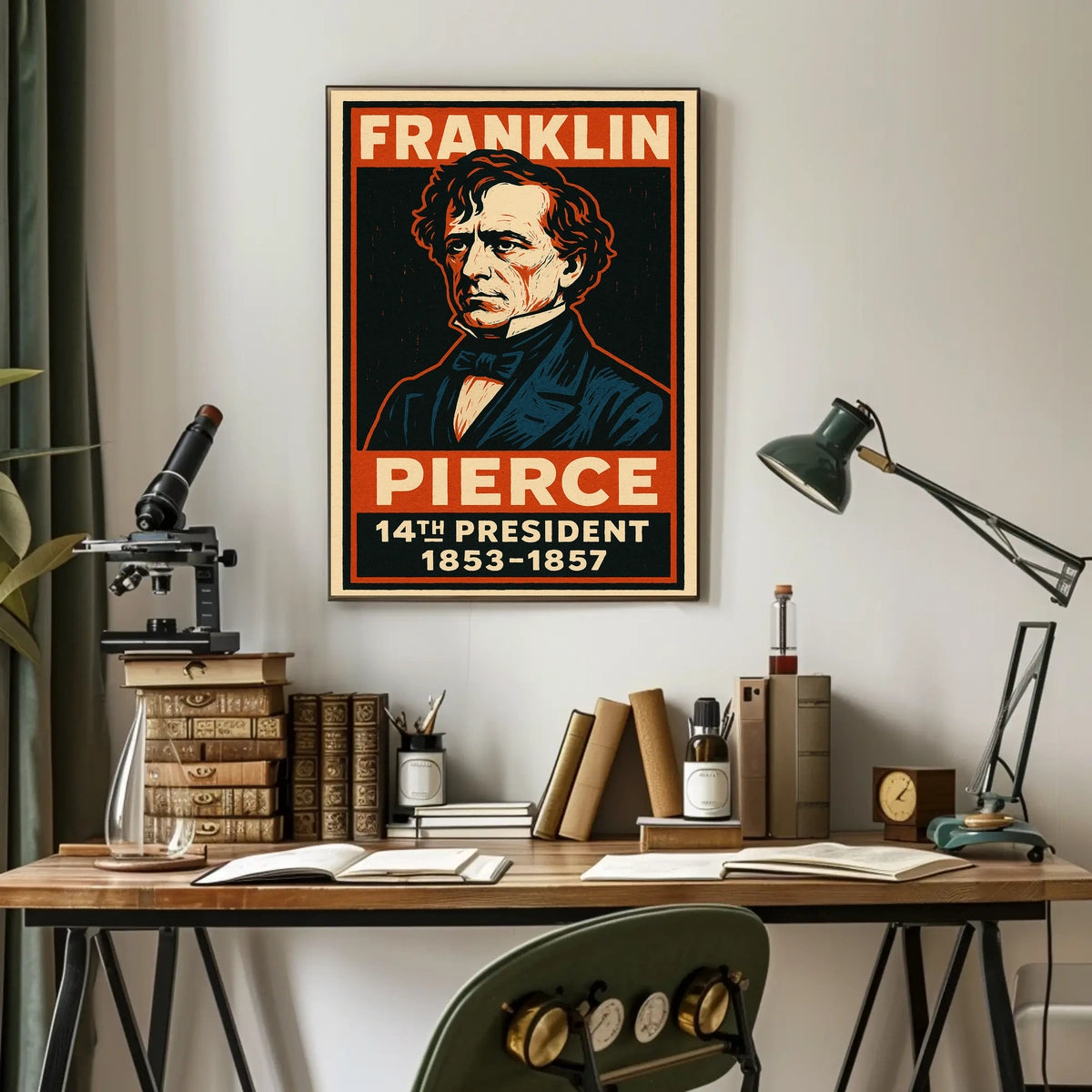 Franklin Pierce 14Th President Poster