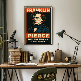 Franklin Pierce 14Th President Poster