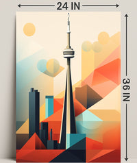 Geometric Skyline Poster