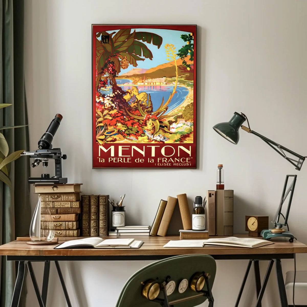 Menton La Perle De La France Poster