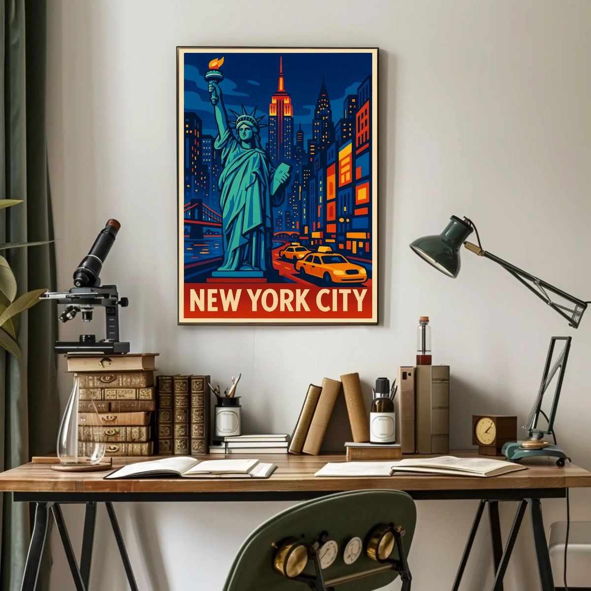 Eclectic Abstract Art Poster For Modern Interiors Bold