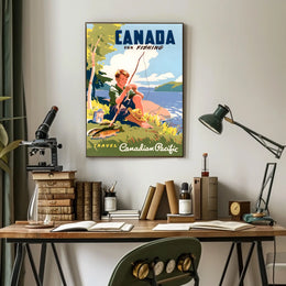 Canada For Fishing Poster