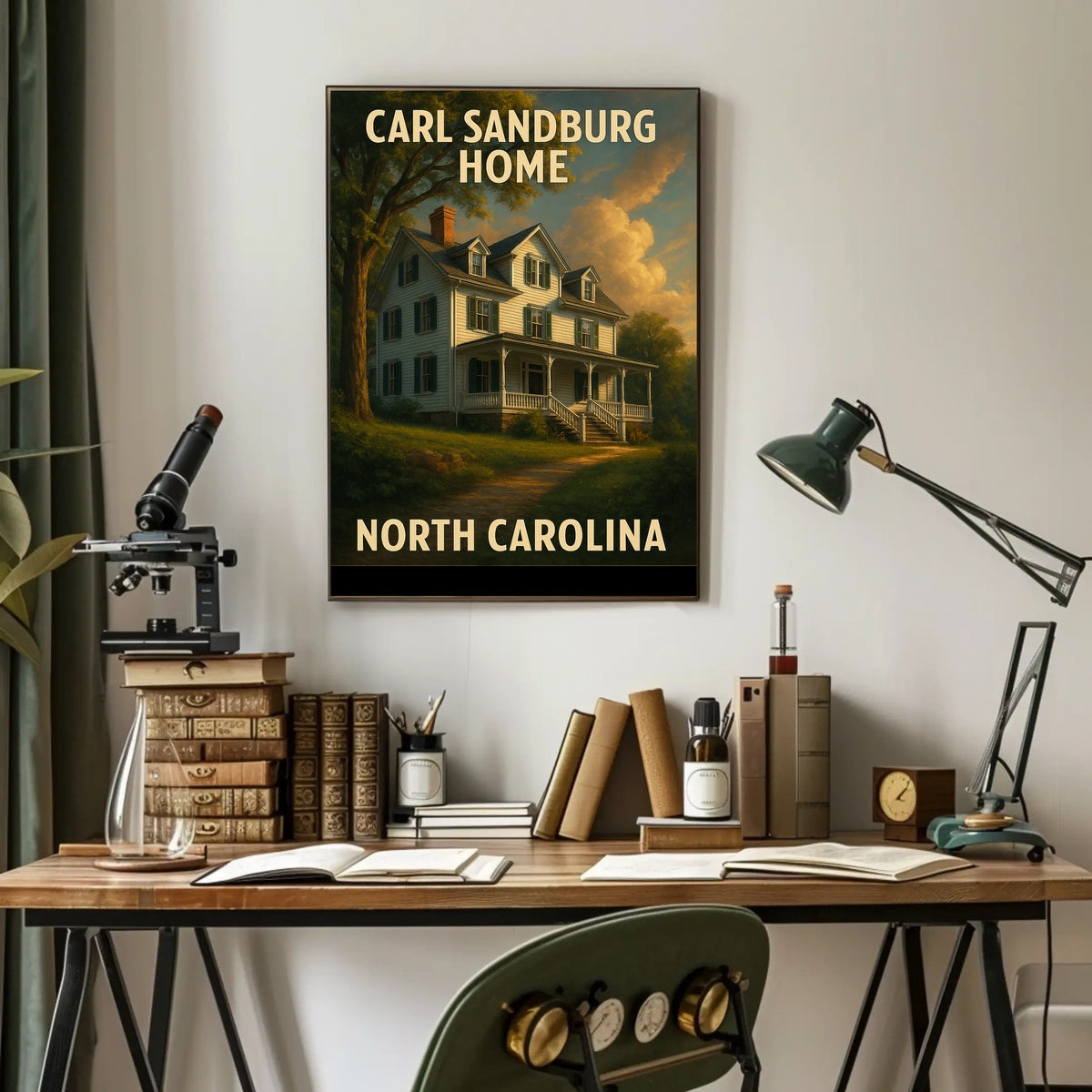 Carl Sandburg Home Poster