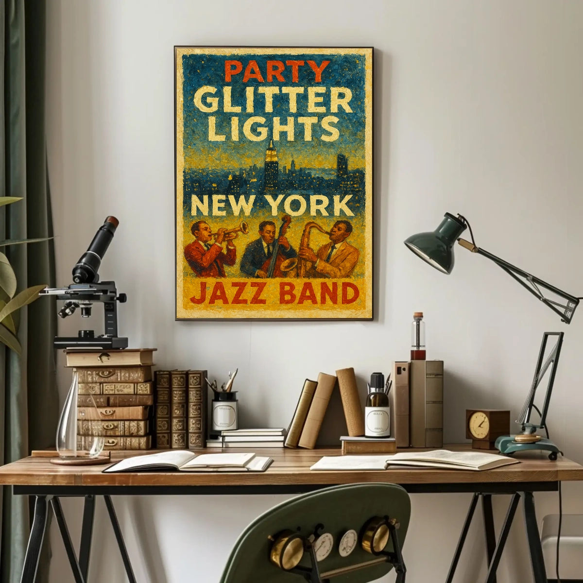 New York Jazz Night Poster