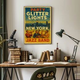 New York Jazz Night Poster