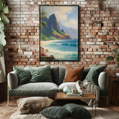 Hawaii Vintage Poster
