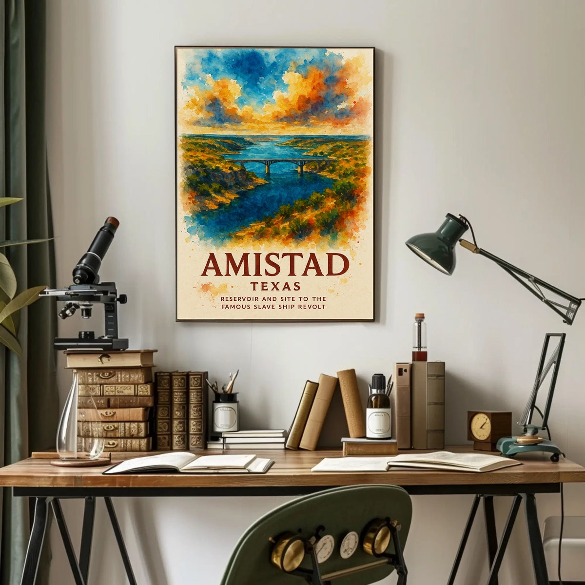 Amistad Reservoir Texas Poster