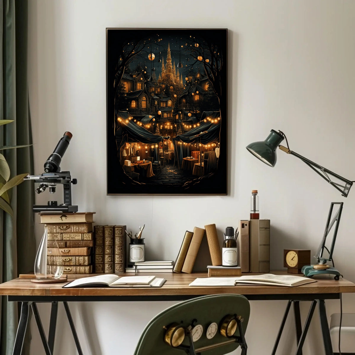 Enchanted Night Market Poster