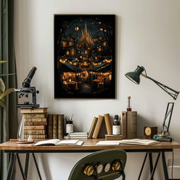 Enchanted Night Market Poster