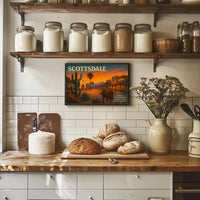 Scottsdale Desert Charm Travel Poster Print