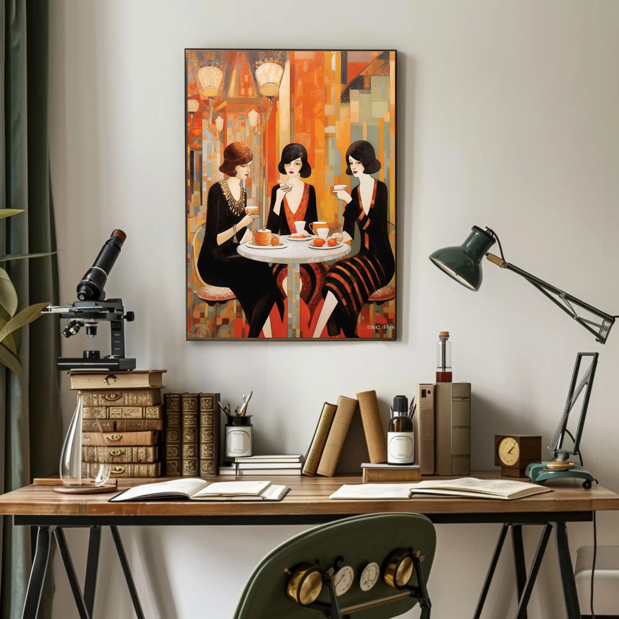 Elegant Afternoon Tea Poster