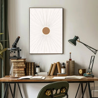Radiant Sunburst Poster