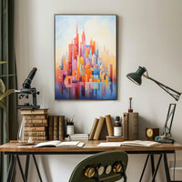 Abstract Cityscape Abstract Poster