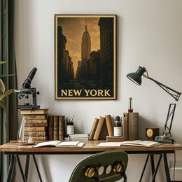 New York Cityscape Poster