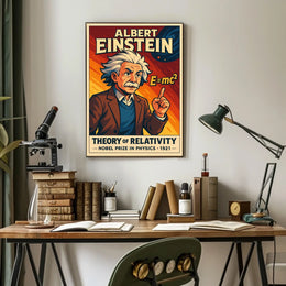 Albert Einstein Theory Of Relativity Poster