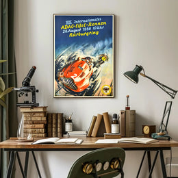 XIX. Internationales ADAC-Eifel-Rennen 1956 Poster