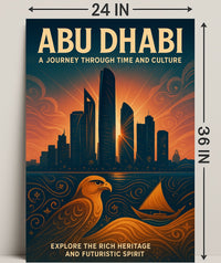 Abu Dhabi Heritage Meets Modernity Urban or Cityscape Poster