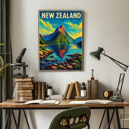 New Zealand Landscape Poster