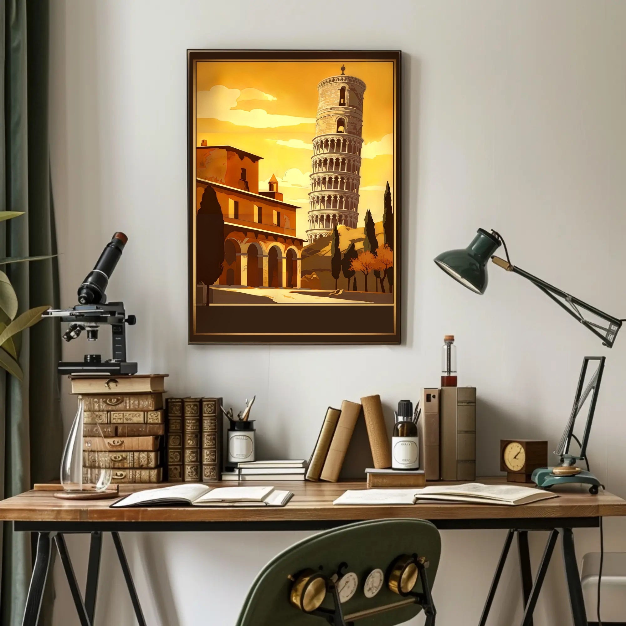 Timeless Pisa Poster