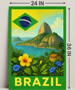 Discover Brazil Poster PosterGoat