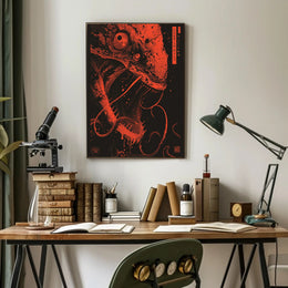 Deep-Sea Monster Fantasy or Mythology Poster PosterGoat