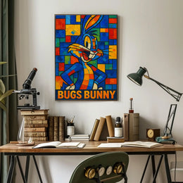 Bugs Bunny in Vibrant Colors Poster