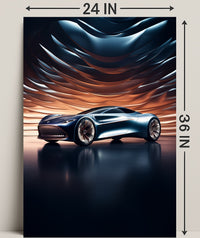 Futuristic Elegance Poster