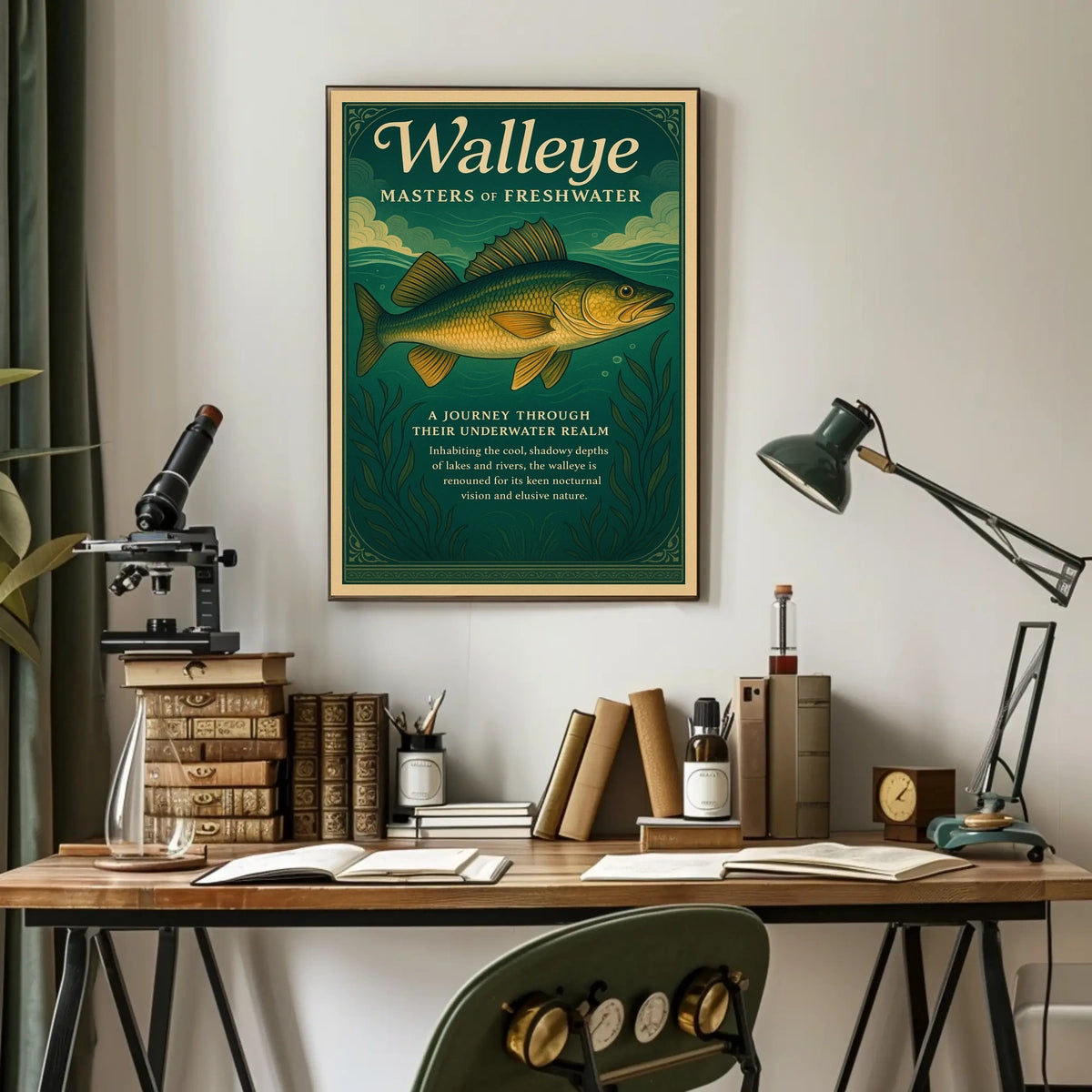 Walleye Masters of Freshwater Poster