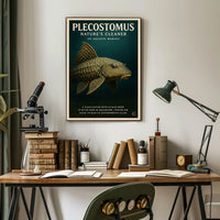 Plecostomus Nature's Cleaner Poster PosterGoat