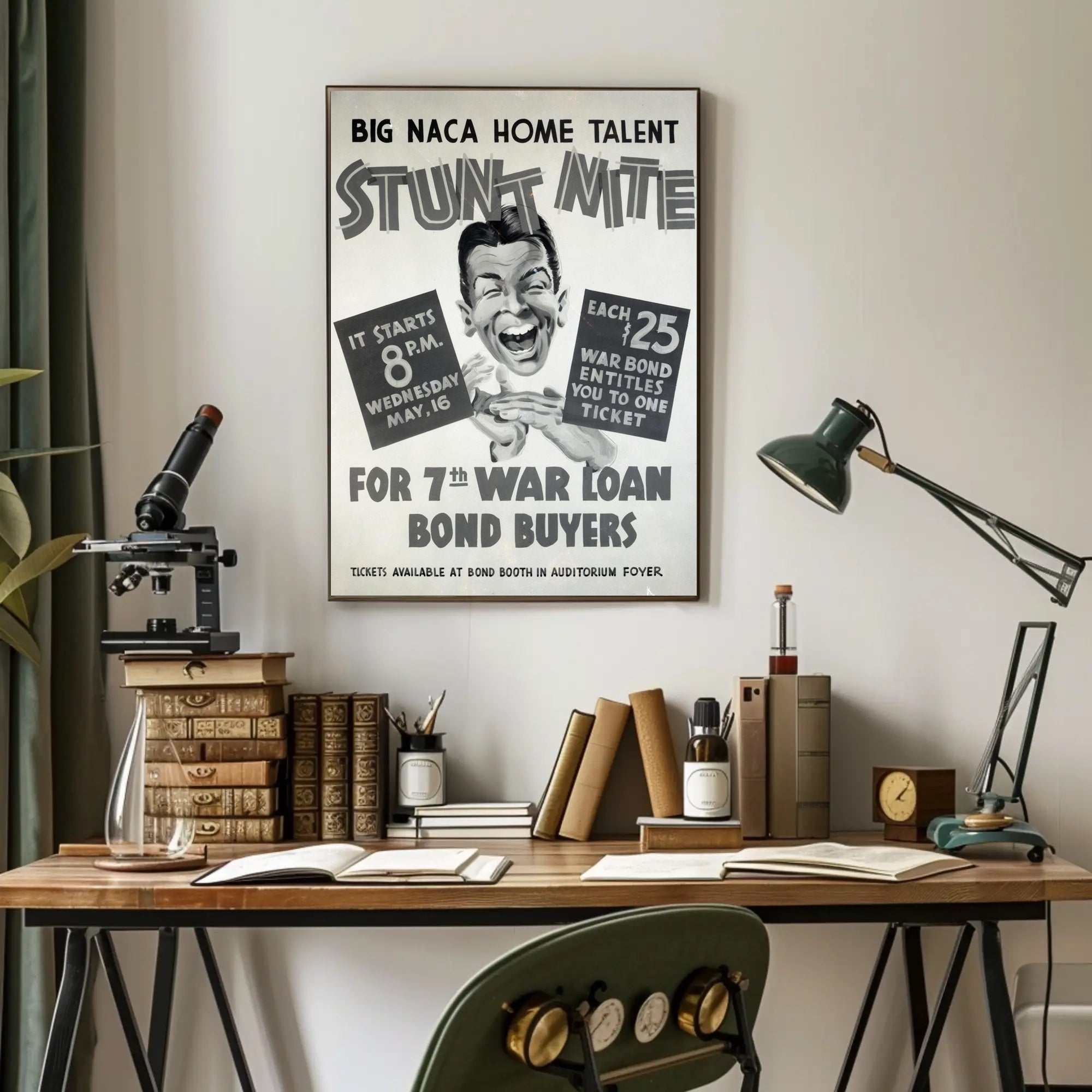 Stunt Nite for War Bond Buyers Poster PosterGoat