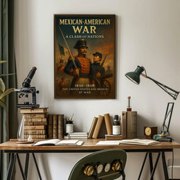 Mexican-American War A Clash Of Poster