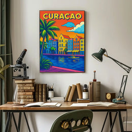 Vibrant Curaçao Poster