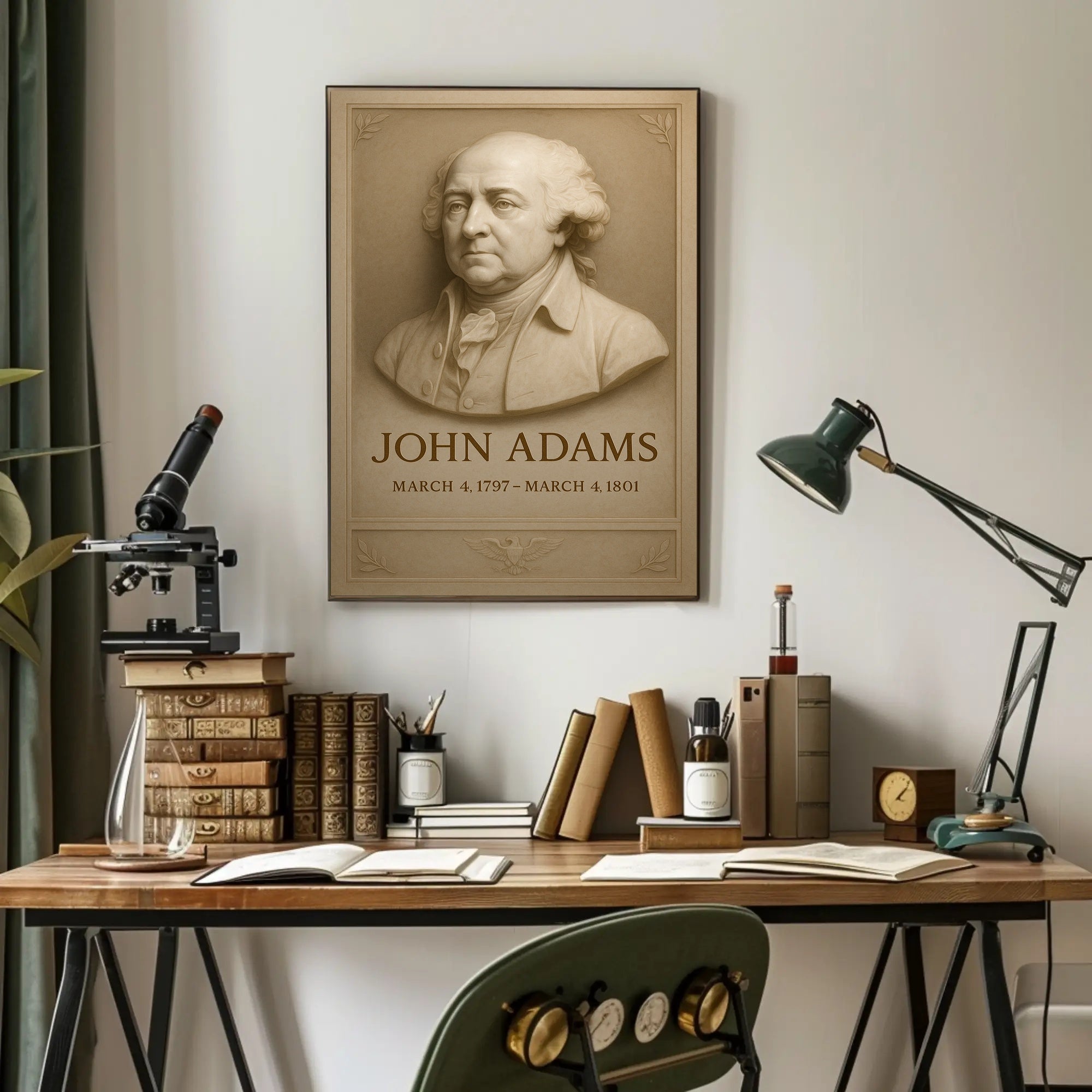 John Adams Commemorative Poster