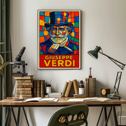 Giuseppe Verdi A Vibrant Tribute Poster