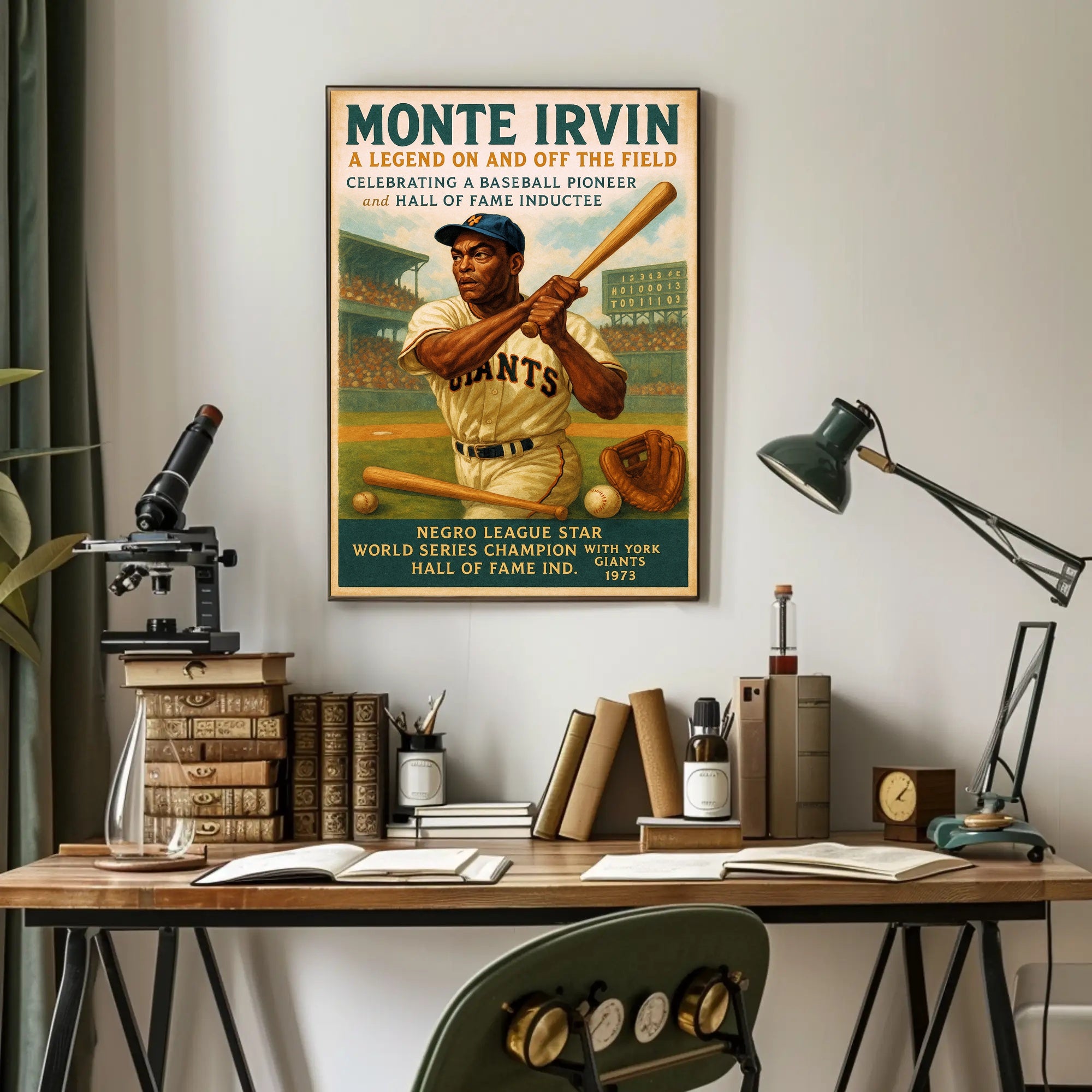 Monte Irvin A Baseball Legend Poster PosterGoat