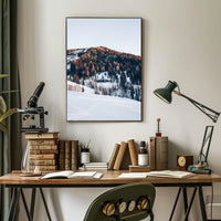 Winter Mountain Serenity Poster