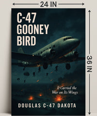 C-47 Gooney Bird Poster PosterGoat