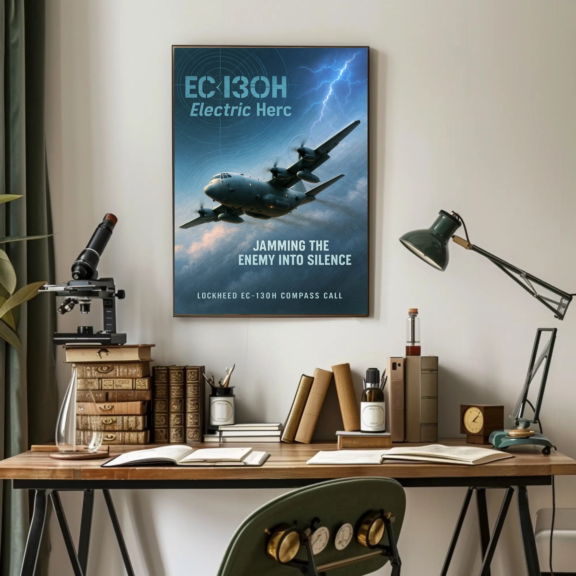 EC-130H Electric Herc Poster PosterGoat