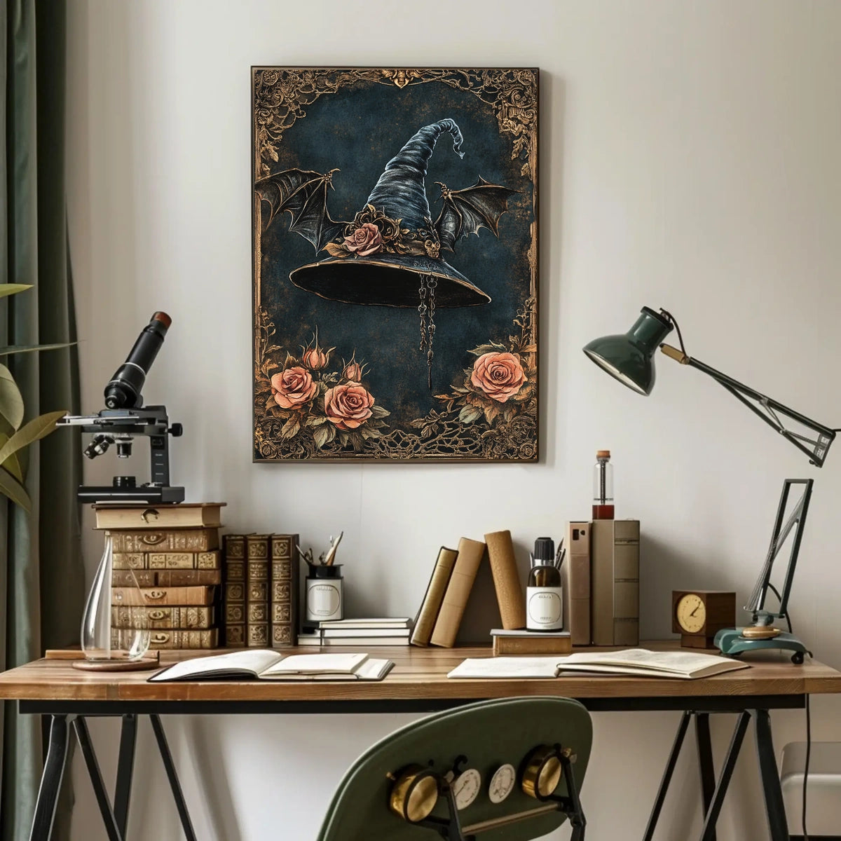 Witch's Hat Gothic Enchantment Artistic Pop Culture Poster
