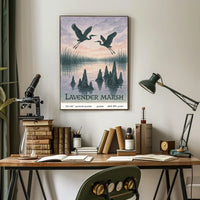 Lavender Marsh Poster