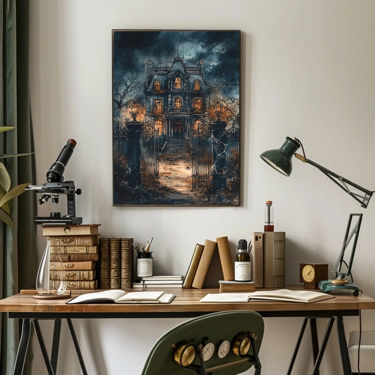 Gothic Victorian Estate Artwork - Abstract, Artistic, or Pop Culture Poster