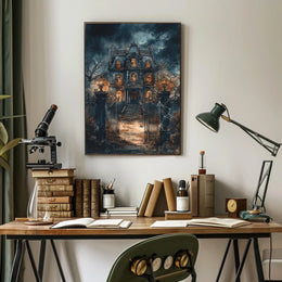 Gothic Victorian Estate Artwork - Abstract, Artistic, or Pop Culture Poster