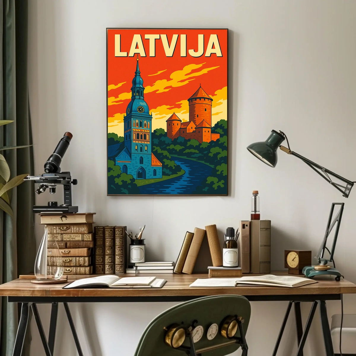 Discover Latvia Poster