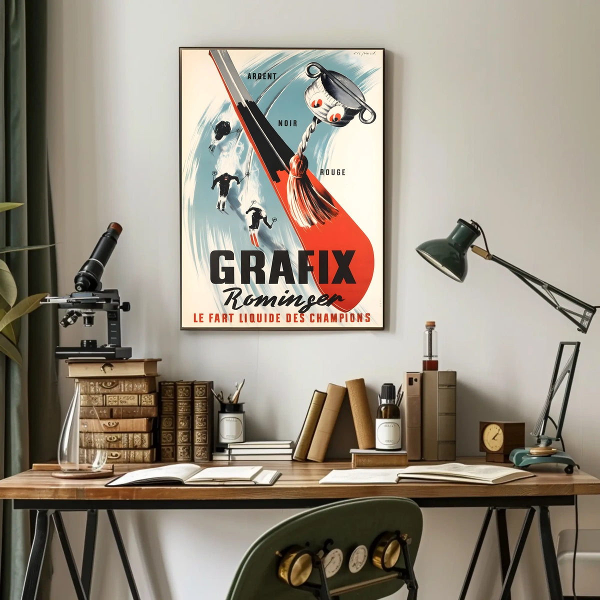 Grafix Le Fart Liquide Des Champions Poster