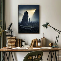 Mystical Stone Landscape Poster