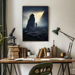 Mystical Stone Landscape Poster