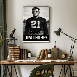 Jim Thorpe Legendary Athlete Poster