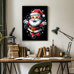 Festive Santa Celebration Poster
