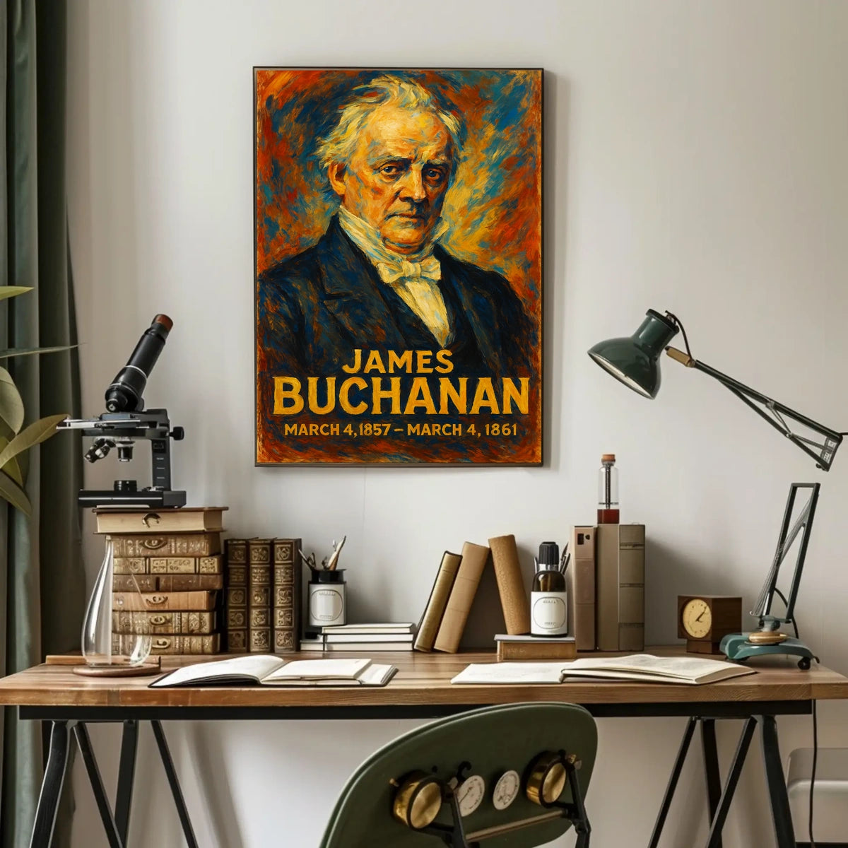 James Buchanan Poster
