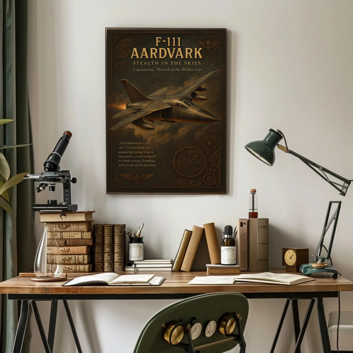 F-111 Aardvark Stealth In The Skies Poster